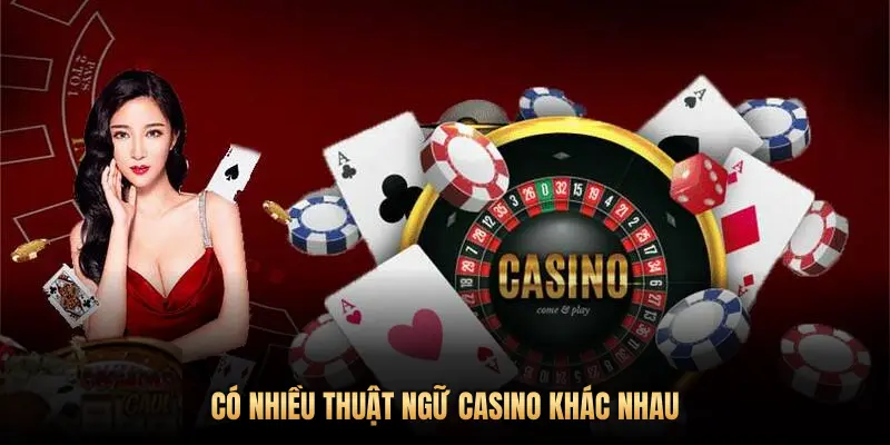 CÓ NHIỀU THUẬT NGỮ CASINO KHÁC NHAU